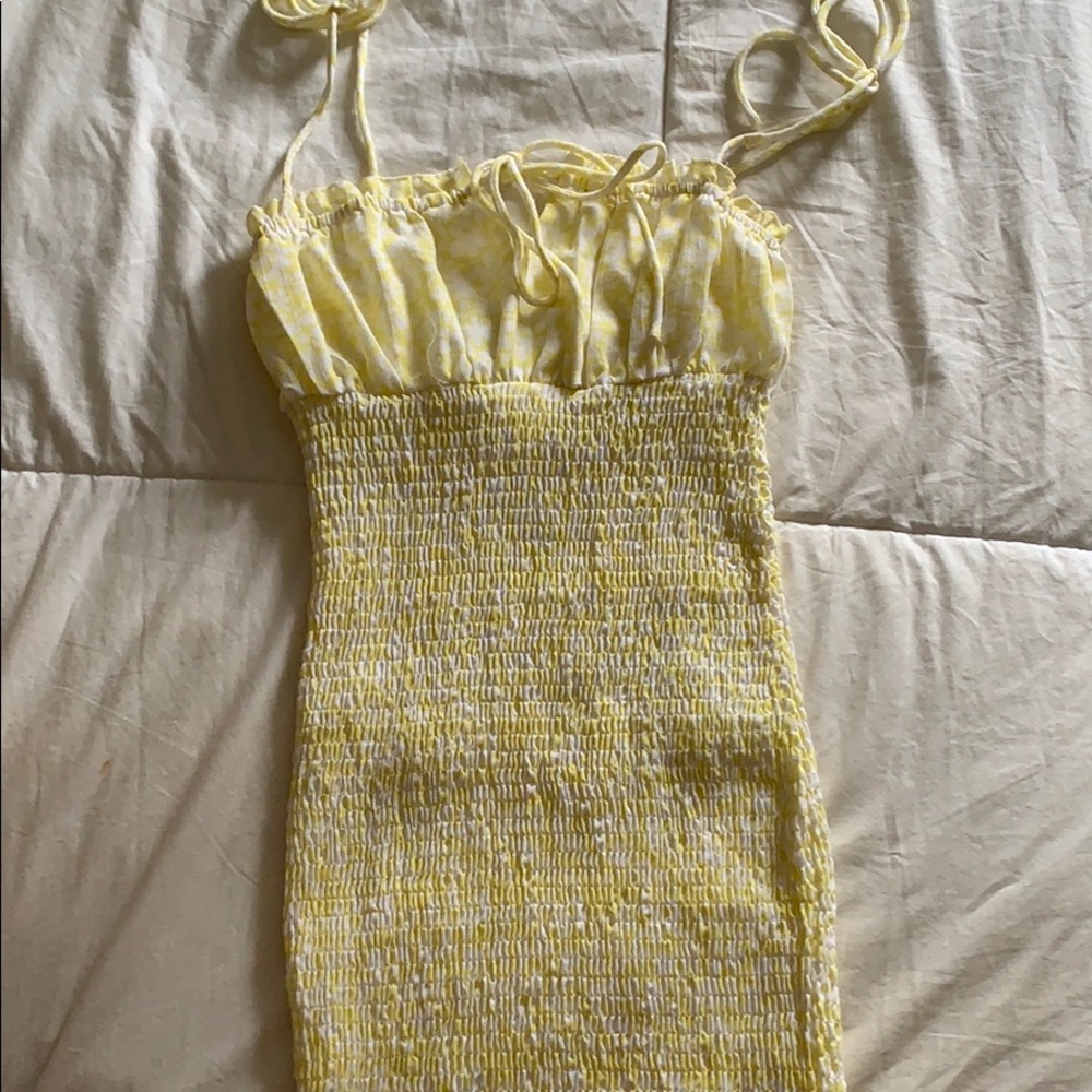Princess Polly yellow dress